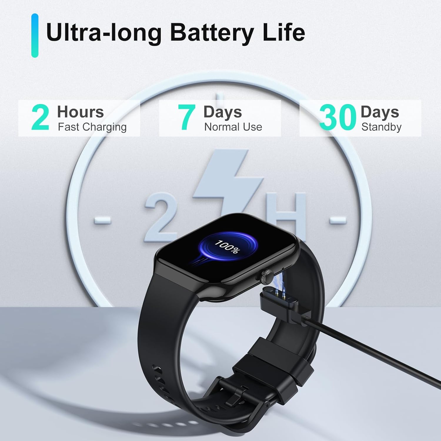 Smart Watch for Men Women Answer/Make Calls, 1.96" HD Fitness Watch with Heart Rate Monitor Sleep Monitor, 113+ Sports Activity Trackers with Step Counter, IP68 Waterproof, Smartwatch for Android/iOS - Image 6